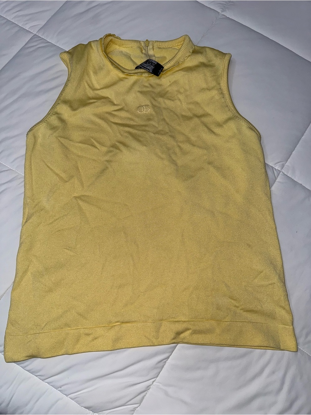 Givenchy Yellow women Sleeveless Knit Top